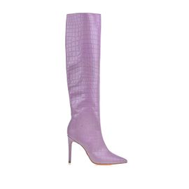 Bota Salto Alto Croco Lilac