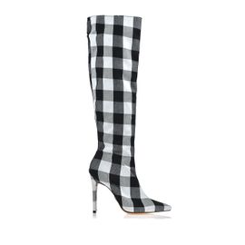 Bota Salto Alto Big Chess Preta