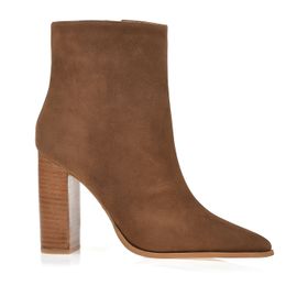 Bota Salto Alto Shammy Caramelo