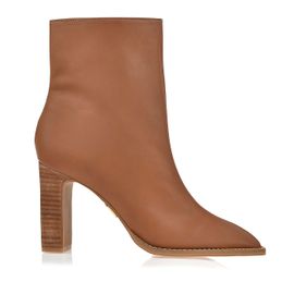 Bota Salto Alto Atanado Pecan