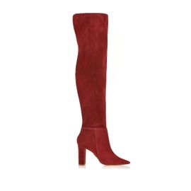 Bota Salto Alto Shammy Burgundy