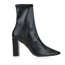 Bota Salto Alto Napa Stretch Black