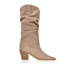 Bota Salto Médio Shammy Areia