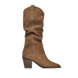 Bota Salto Médio Shammy Caramelo