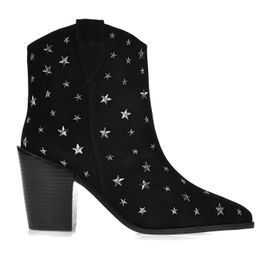 Bota Salto Médio Shammy Preta