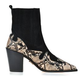 Bota Salto Médio Anaconda Off White