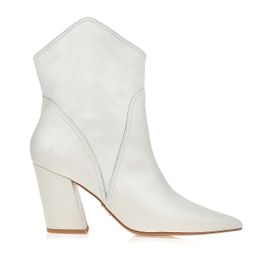 Bota Salto Alto Atanado White