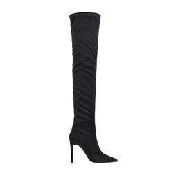 Bota Salto Alto Stretch Lurex Preta