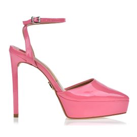 Meia Pata Salto Alto Lux Hot Pink