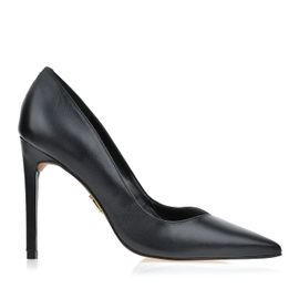 Scarpin Salto Alto New Couro Preta