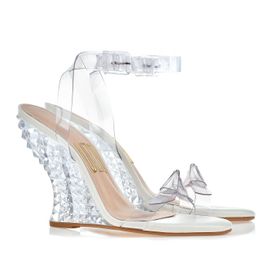 Anabela Salto Alto Vinil Cristal