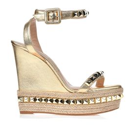 Plataforma Salto Alto New Soft Ouro