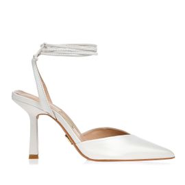 Slingback Salto Alto New Couro Ice