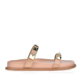 Flat Salto Baixo New Couro Pele