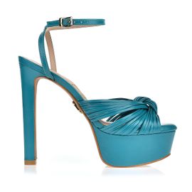 Meia Pata Salto Alto New Couro Ocean