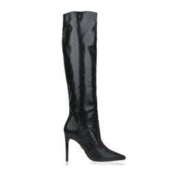 Bota Salto Alto New Snake Preta