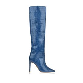 Bota Salto Alto Croco Safira