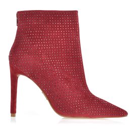 Bota Salto Alto Shammy Burgund