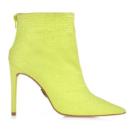 Bota Salto Alto Silk Neon Citrus