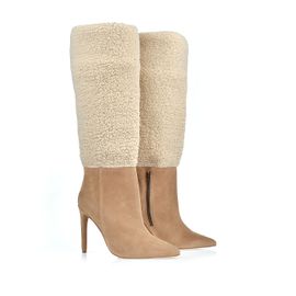 Bota Salto Alto Shammy Honey