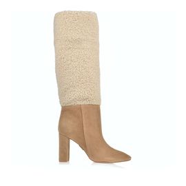 Bota Salto Alto Shammy Honey