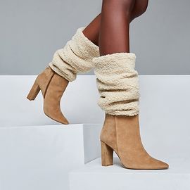 Bota Salto Alto Shammy Honey