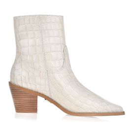 Bota Salto Médio Croco Ice