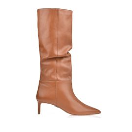 Bota Salto Médio Atanado Caramelo