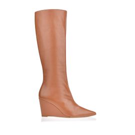 Bota Salto Médio Atanado Caramelo