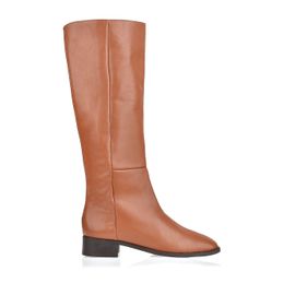 Bota Salto Baixo Atanado Caramel