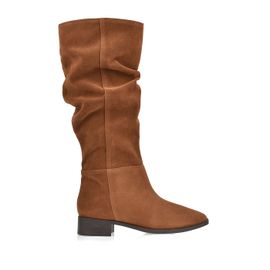 Bota Salto Baixo Shammy Caramel