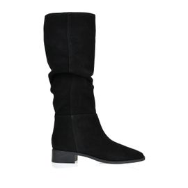 Bota Salto Baixo Shammy Preta