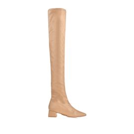 Bota Salto Médio Stretch Light Tan
