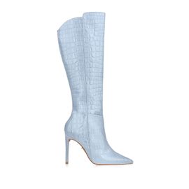Bota Salto Alto Croco Azure