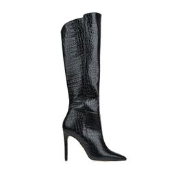 Bota Salto Alto Croco Preta