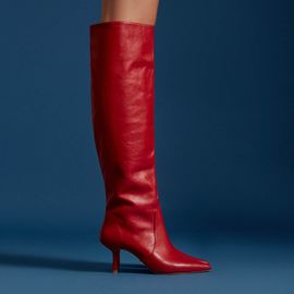 Bota Salto Médio Atanado Scarlet
