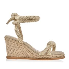 Plataforma Salto Médio Cordão Linen