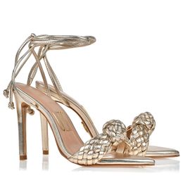 Sandália Salto Alto Soft Champagne