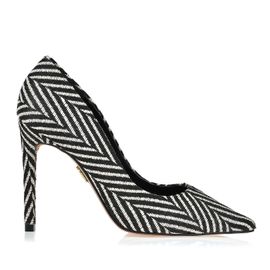 Scarpin Salto Alto Chevron