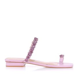 Flat Salto Baixo Candy Lilac
