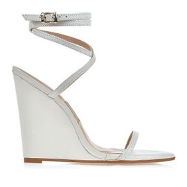Anabela Salto Alto New Couro Ice