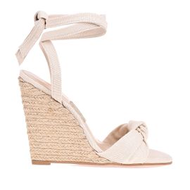 Anabela Salto Alto Lon Deserto Crema