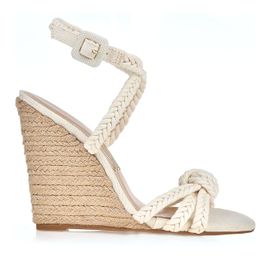 Anabela Salto Alto Tress Cru