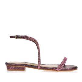 Flat Salto Baixo Infinity Pink