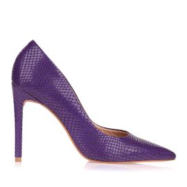 Scarpin Salto Alto New Snake Violet
