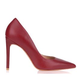Scarpin Salto Alto New Couro Scarlet