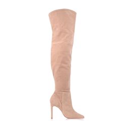 Bota Salto Alto Shammy Areia