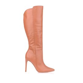 Bota Salto Alto Atanado Caramel