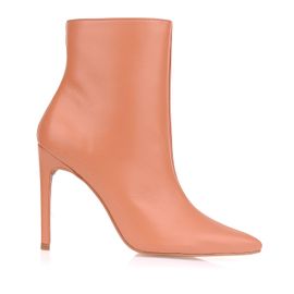 Bota Salto Alto Atanado Caramel