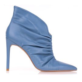 Bota Salto Alto Atanado Denim